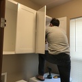 Installing Laundry Room Cabinets 2020a